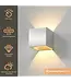 Artdelight Artdelight Robuste LED Wandleuchte Cube - Aluminium