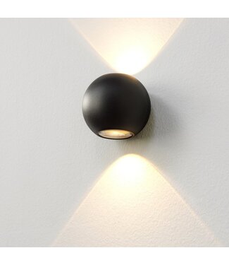 Artdelight LED Wandleuchte Denver - Schwarz