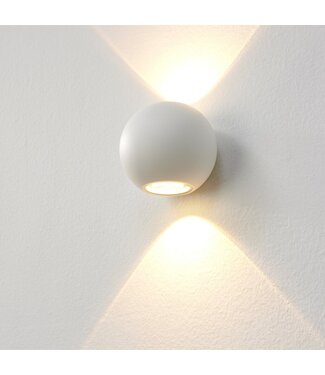 Artdelight LED Wandleuchte Denver - Weiß