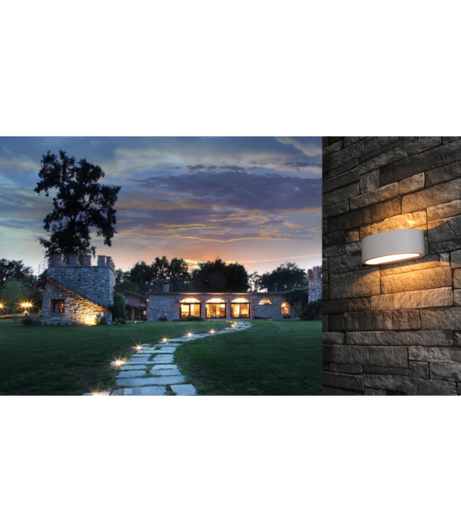 Artdelight Artdelight Moderne LED Wandleuchte Sharp - Weiß