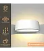 Artdelight Artdelight Moderne LED Wandleuchte Sharp - Weiß