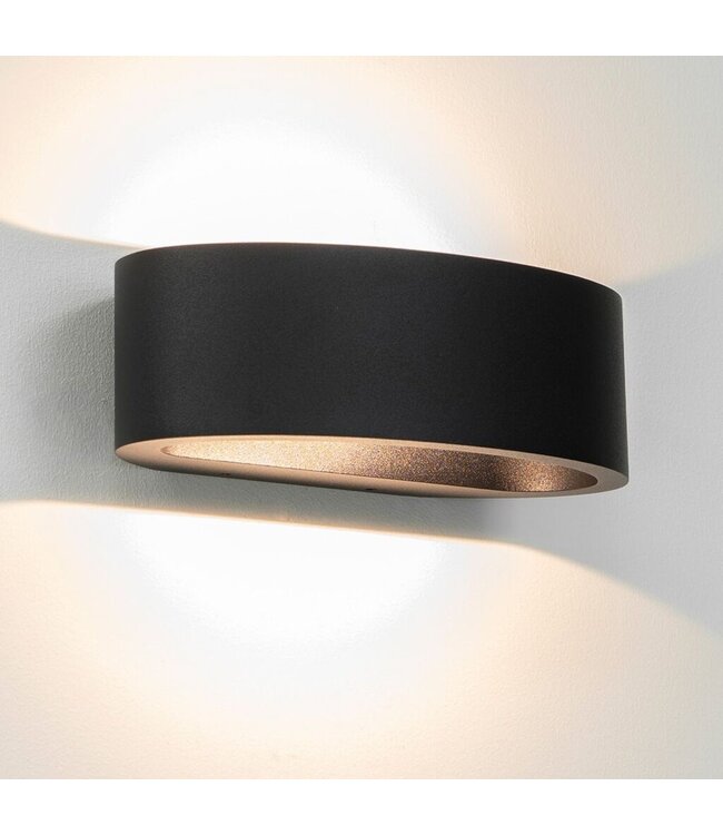 Artdelight Artdelight Moderne LED Wandleuchte Sharp - Schwarz