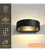Artdelight Artdelight Moderne LED Wandleuchte Sharp - Anthrazit