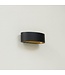 Artdelight Artdelight Moderne LED Wandleuchte Sharp - Schwarz/Mat Gold