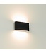 Artdelight Artdelight Moderne 2-flammige LED-Wandleuchte Box 2L - Schwarz
