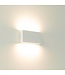 Artdelight Artdelight Moderne 2-flammige LED-Wandleuchte Box 2L - Weiß