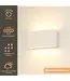 Artdelight Artdelight Moderne 2-flammige LED-Wandleuchte Box 2L - Weiß