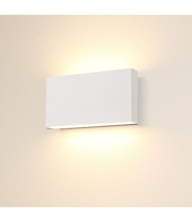 Artdelight Artdelight Moderne 2-flammige LED-Wandleuchte Box 2L - Weiß