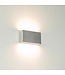Artdelight Artdelight Moderne 2-flammige LED-Wandleuchte Box 2L - Aluminium
