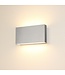 Artdelight Artdelight Moderne 2-flammige LED-Wandleuchte Box 2L - Aluminium