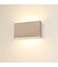 Artdelight Artdelight Moderne 2-flammige LED-Wandleuchte Box 2L - Champagner
