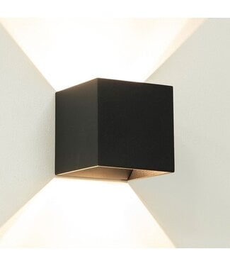 Artdelight G9-Wandleuchte Gymm - Schwarz
