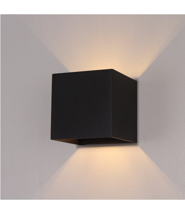Artdelight Artdelight Industrielle G9-Wandleuchte Gymm - Schwarz