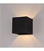 Artdelight Artdelight Industrielle G9-Wandleuchte Gymm - Schwarz