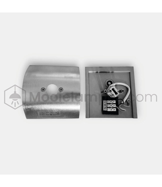 Artdelight Artdelight Industrielle G9-Wandleuchte Gymm - Schwarz