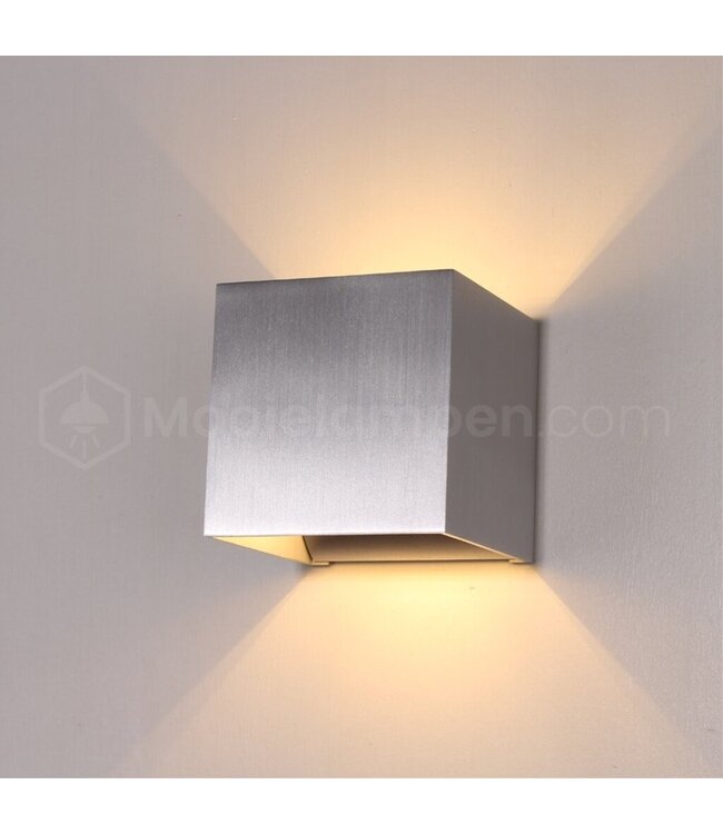 Artdelight Artdelight Industrielle G9-Wandleuchte Gymm - Aluminium