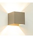 Artdelight Artdelight Industrielle G9-Wandleuchte Gymm - Champagner