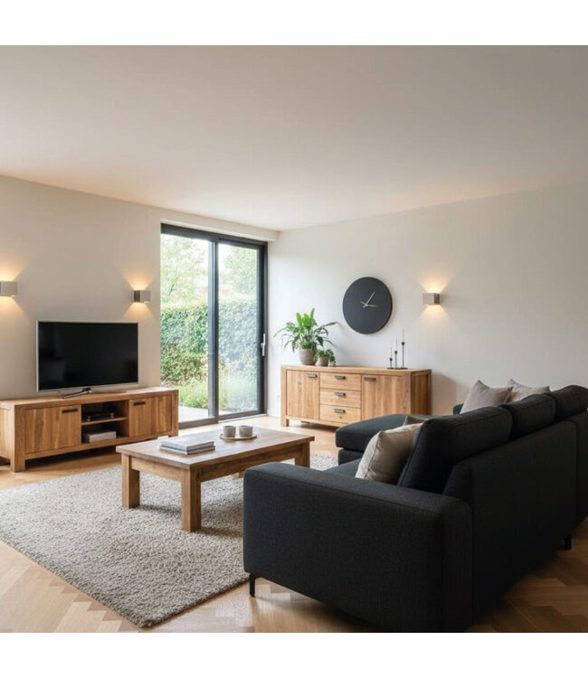 Artdelight Artdelight Industrielle G9-Wandleuchte Gymm - Champagner
