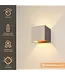 Artdelight Artdelight Industrielle G9-Wandleuchte Gymm - Champagner