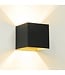 Artdelight Artdelight Industrielle G9-Wandleuchte Gymm - Schwarz/Gold