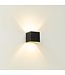 Artdelight Artdelight Industrielle G9-Wandleuchte Gymm - Schwarz/Gold