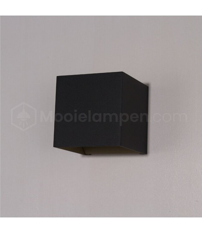 Artdelight Artdelight Industrielle G9-Wandleuchte Gymm - Schwarz/Gold
