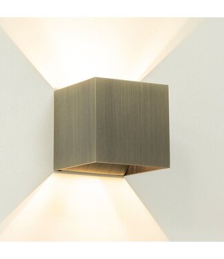 Artdelight G9-Wandleuchte Gymm - Antikbronze