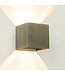 Artdelight Artdelight Industrielle G9-Wandleuchte Gymm - Antikbronze