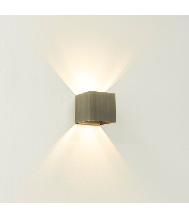 Artdelight Artdelight Industrielle G9-Wandleuchte Gymm - Antikbronze