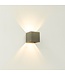 Artdelight Industrielle G9-Wandleuchte Gymm - Antikbronze