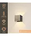 Artdelight Artdelight Industrielle G9-Wandleuchte Gymm - Antikbronze