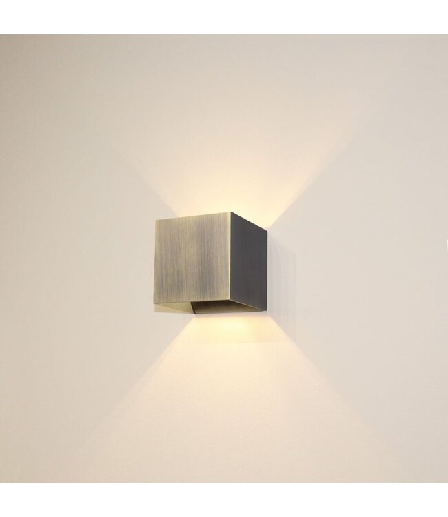 Artdelight Artdelight Industrielle G9-Wandleuchte Gymm - Antikbronze
