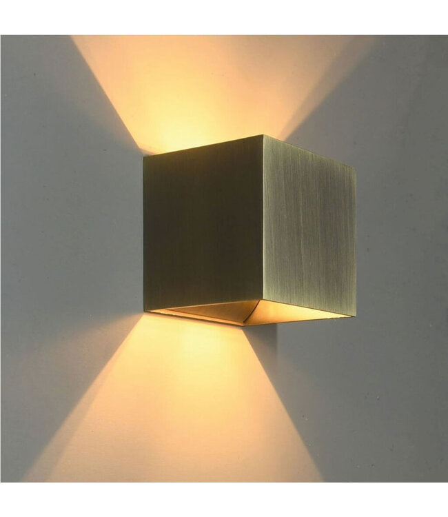 Artdelight Artdelight Industrielle G9-Wandleuchte Gymm - Antikbronze