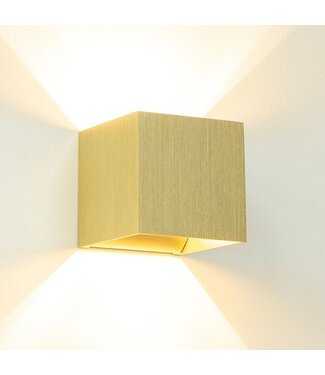 Artdelight G9-Wandleuchte Gymm - Gold