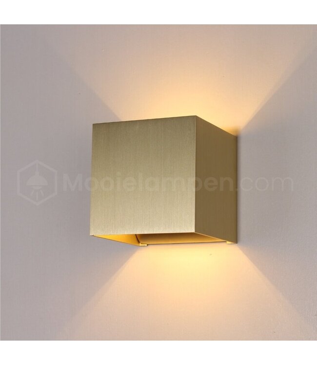 Artdelight Artdelight Industrielle G9-Wandleuchte Gymm - Gold