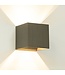 Artdelight Artdelight Industrielle G9-Wandleuchte Gymm - Gunmetal
