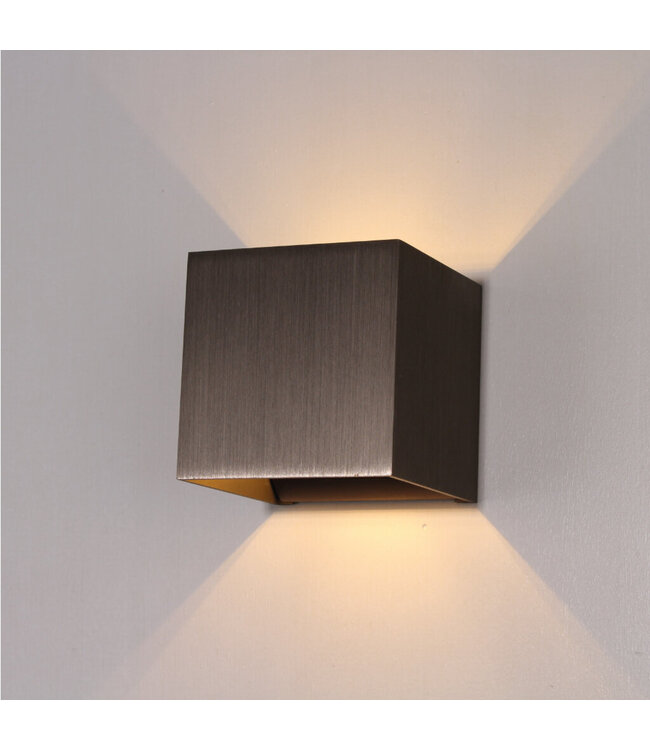 Artdelight Artdelight Industrielle G9-Wandleuchte Gymm - Gunmetal