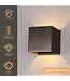Artdelight Artdelight Industrielle G9-Wandleuchte Gymm - Gunmetal