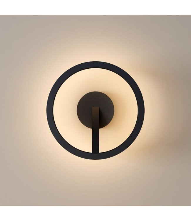 Artdelight Artdelight Moderne LED-Wandleuchte Oregon - Schwarz