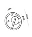 Artdelight Artdelight Moderne LED-Wandleuchte Oregon - Champagner
