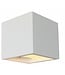 Artdelight Artdelight Überstreichbare G9-Wandleuchte Plaster Eckig - Weiß