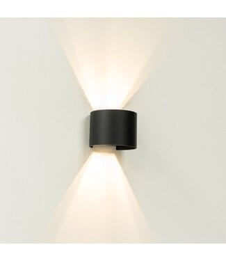 Artdelight G9-Wandleuchte Gyro - Schwarz