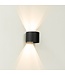 Artdelight Artdelight Industrielle G9-Wandleuchte Gyro - Schwarz