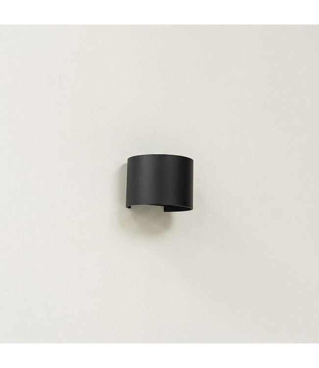 Artdelight Artdelight Industrielle G9-Wandleuchte Gyro - Schwarz