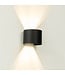 Artdelight Artdelight Industrielle G9-Wandleuchte Gyro - Schwarz