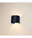 Artdelight Artdelight Industrielle G9-Wandleuchte Gyro - Schwarz