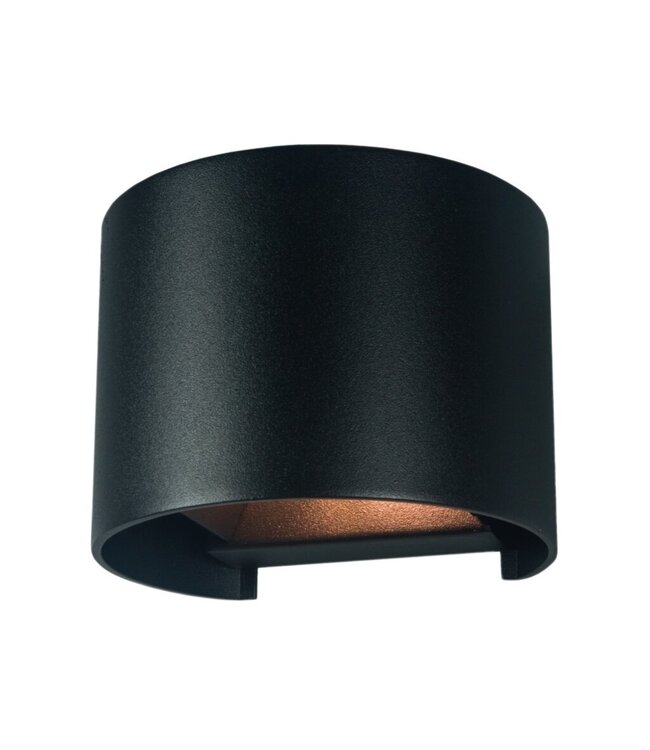 Artdelight Artdelight Industrielle G9-Wandleuchte Gyro - Schwarz