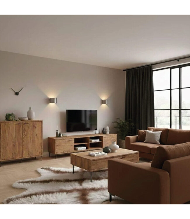 Artdelight Artdelight Industrielle G9-Wandleuchte Gyro - Champagner