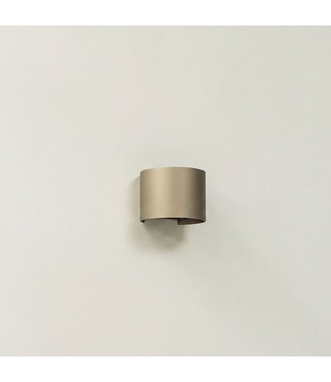 Artdelight Artdelight Industrielle G9-Wandleuchte Gyro - Champagner