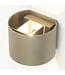 Artdelight Artdelight Industrielle G9-Wandleuchte Gyro - Champagner